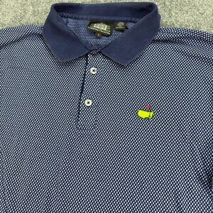 Masters Agusta Nationals Polo Shirt Mens Large Clubhouse Collection Cotton Golf